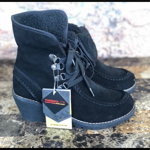 NEW Khombu Sasha Lace-Up Cold-Weather Moon boots - Picture 5 of 12